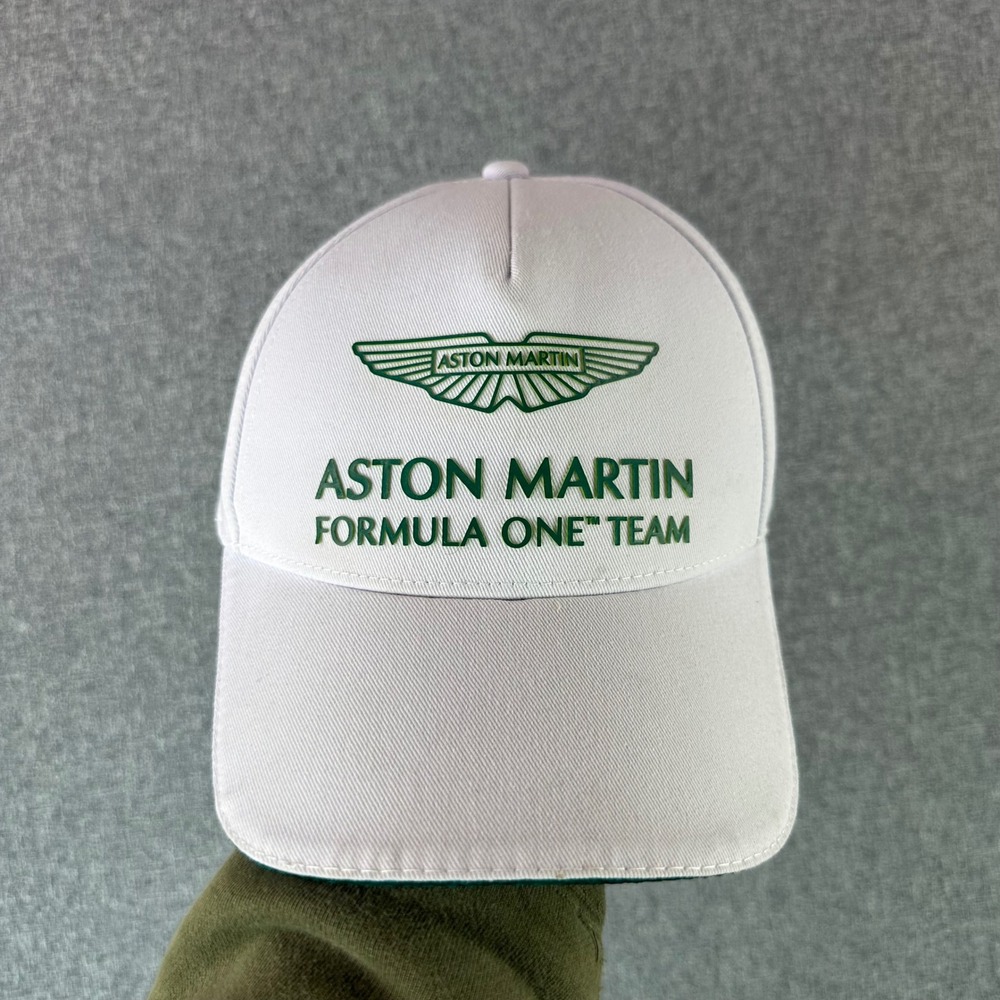 Aston Martin Pelmark Hat Unisex OS White F1 Racing Formula One Team Cognizant